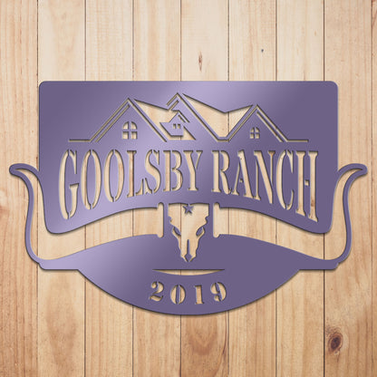 Ranch Metal Sign