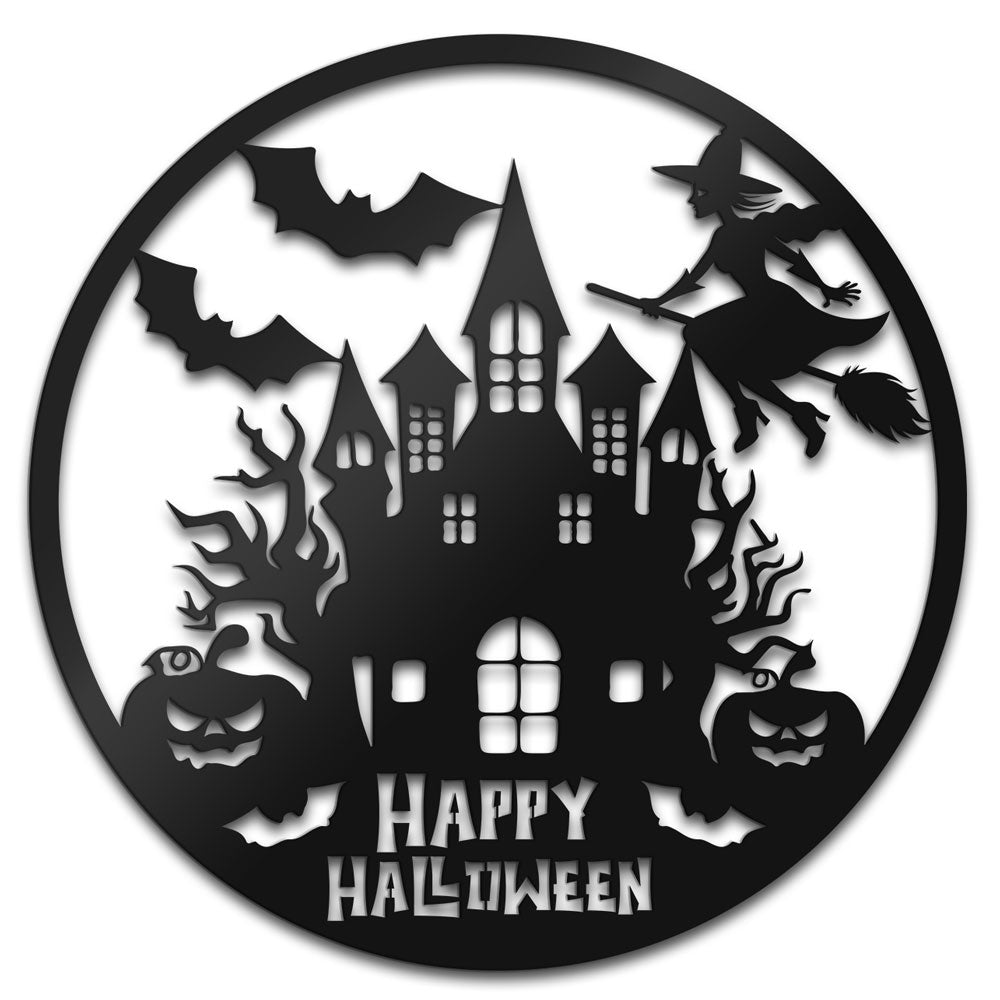 Happy Halloween Metal Sign