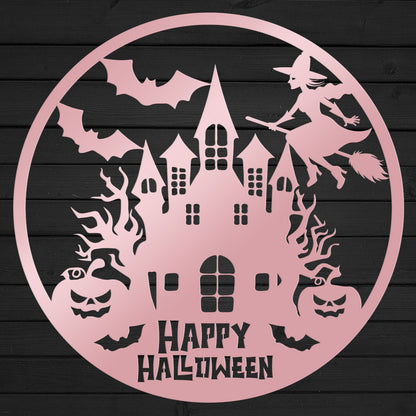 Happy Halloween Metal Sign