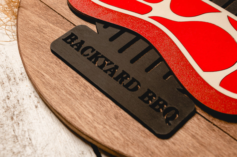 
                  
                    BBQ Wooden Sign
                  
                