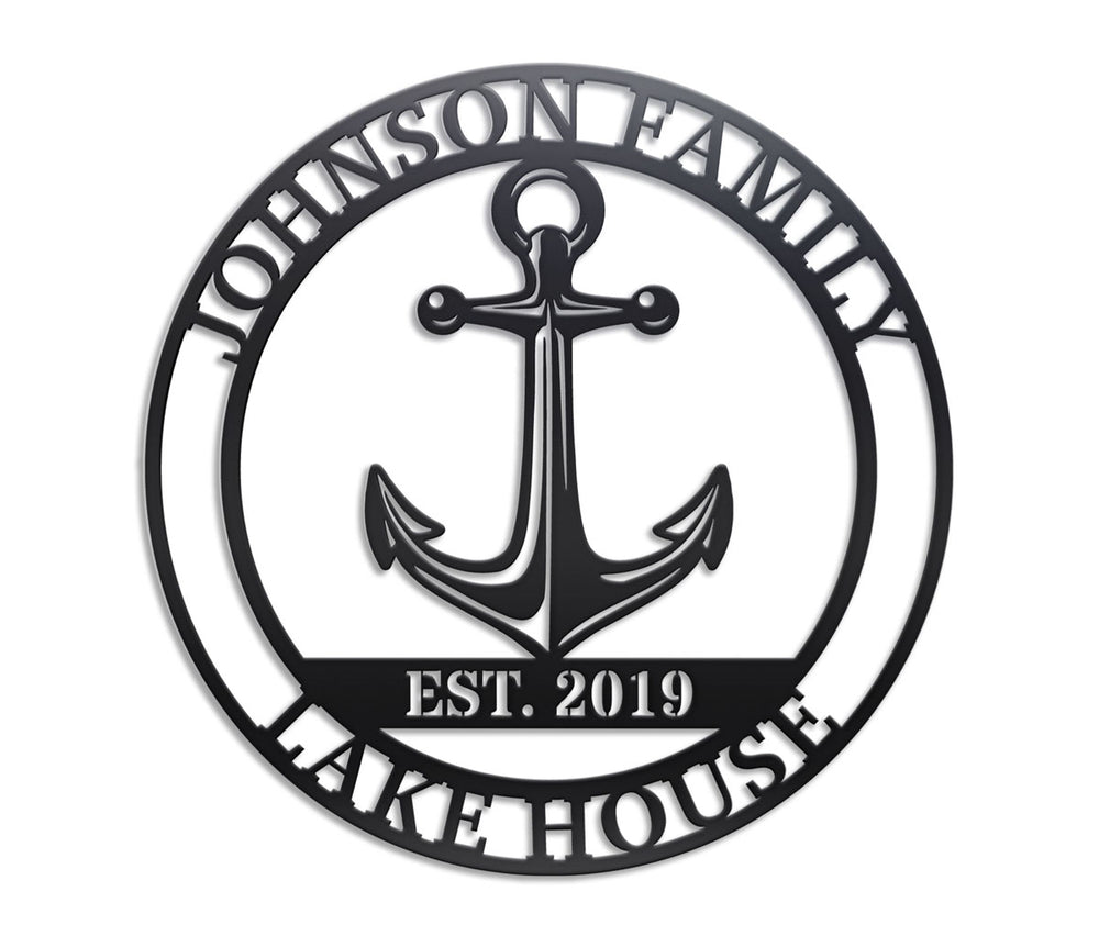 Custom Anchor Metal Sign by Craftmysign – Craft My Sign