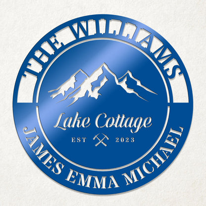 Outdoor Mountain House Sign