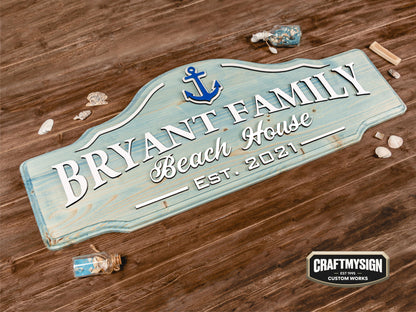 Beach House Sign