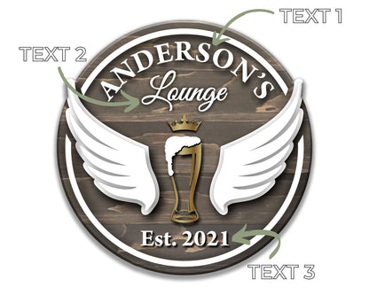 Rounded Pub Sign Craftmysign