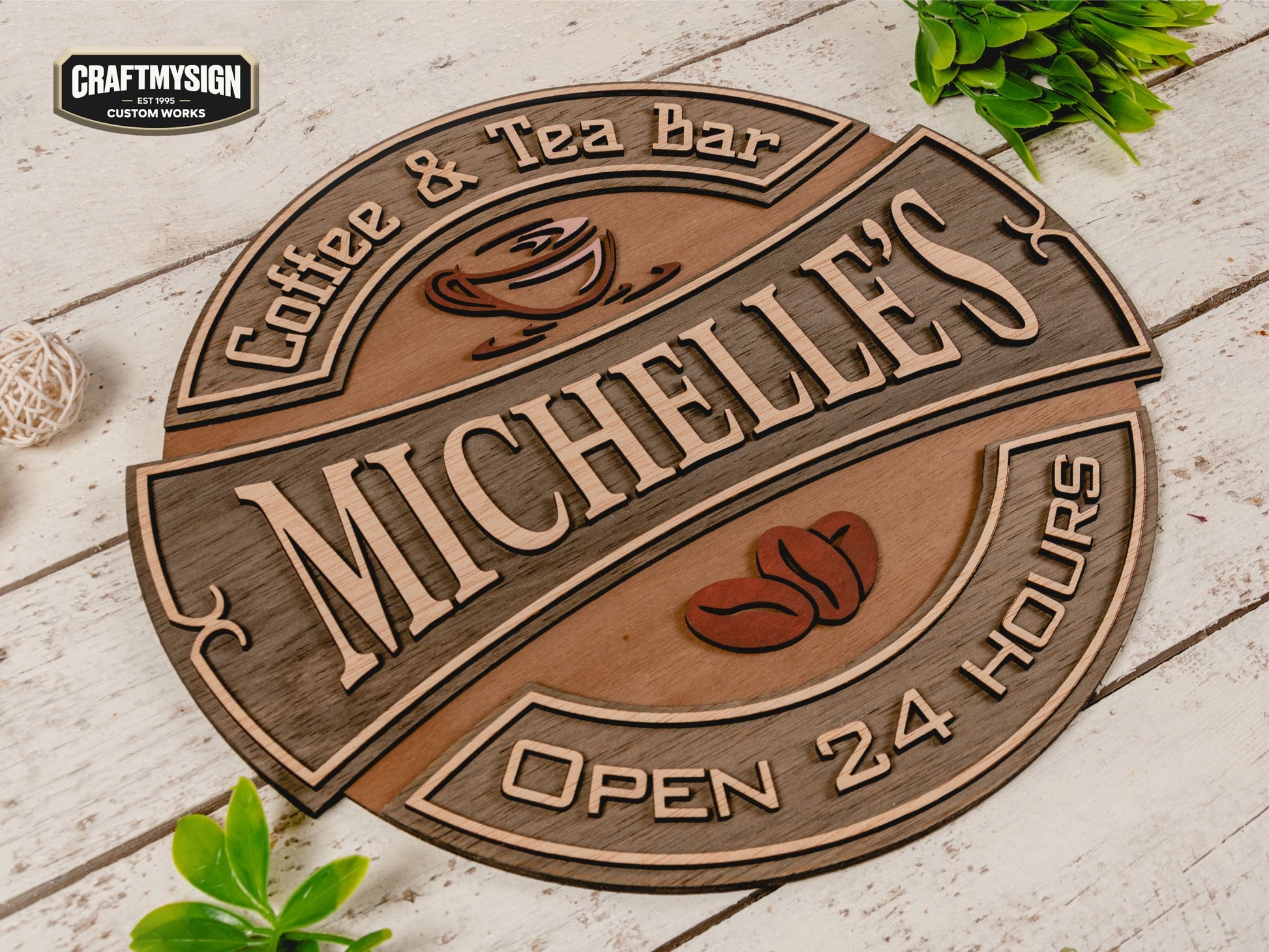 Rounded Bar Sign Craft My Sign
