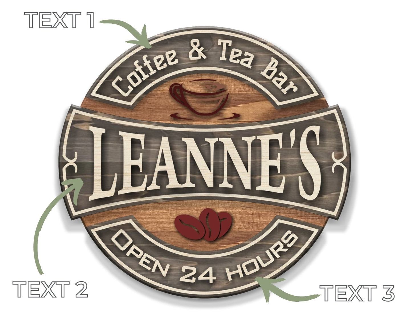Rounded Bar Sign Craft My Sign