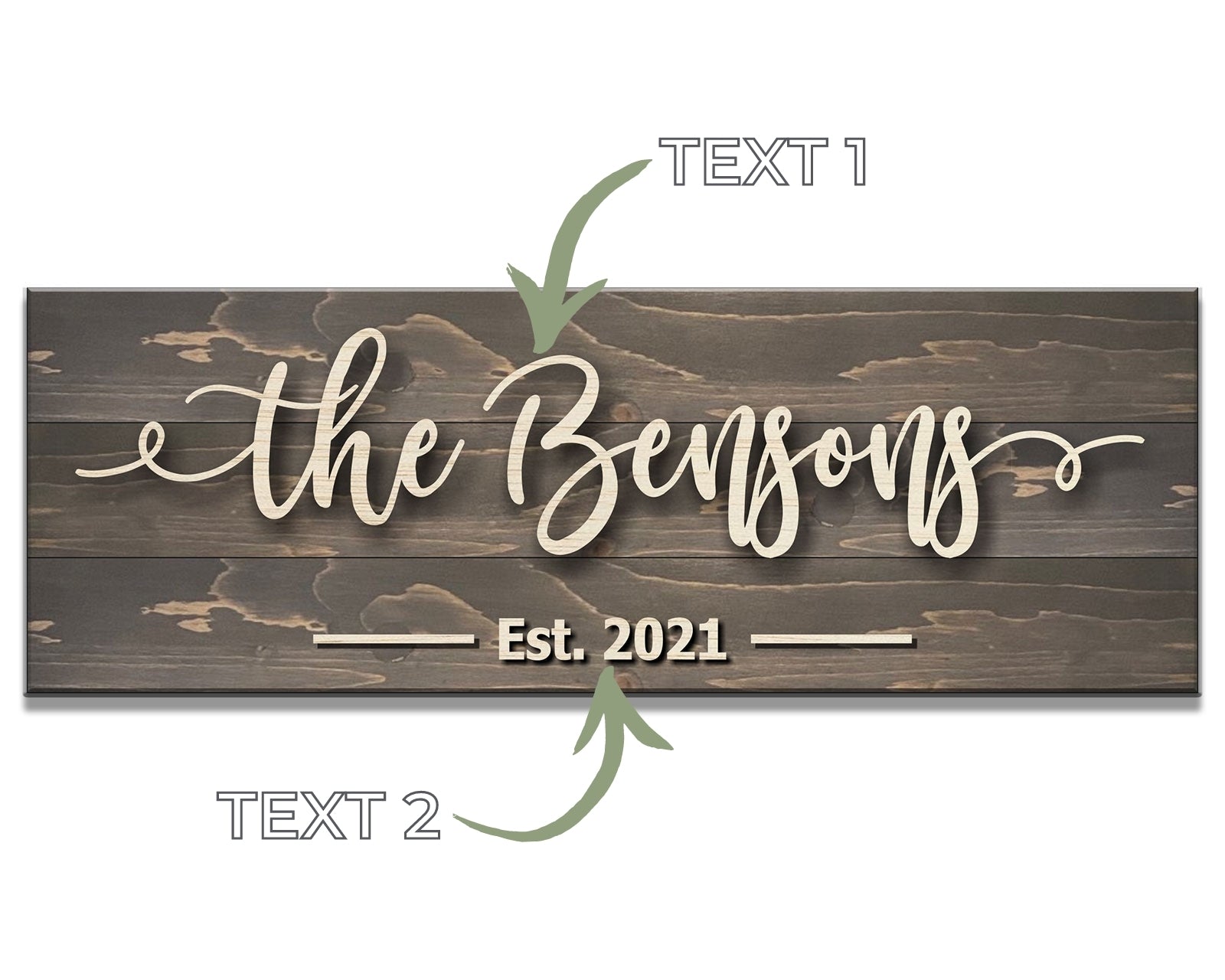 Classic Family Name Sign Craftmysign