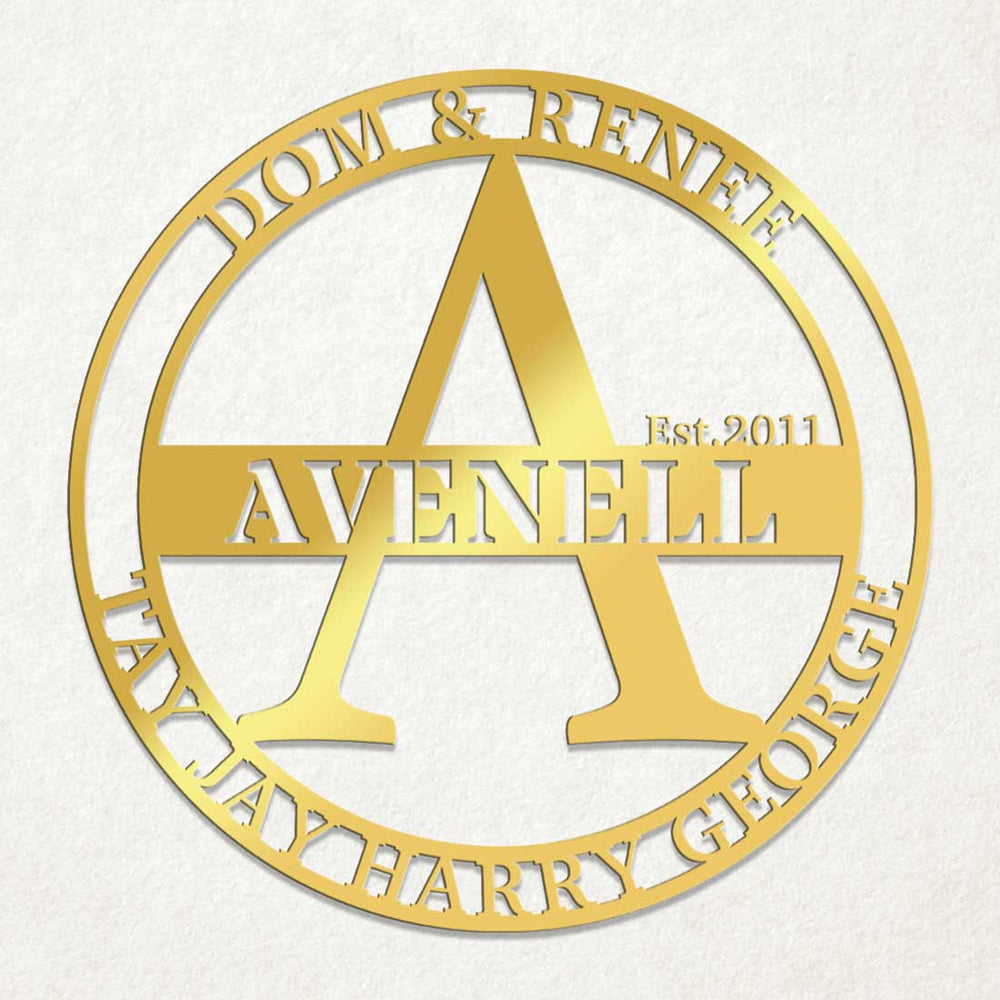 Custom Multiple Name Sign by Craftmysgin – Craft My Sign