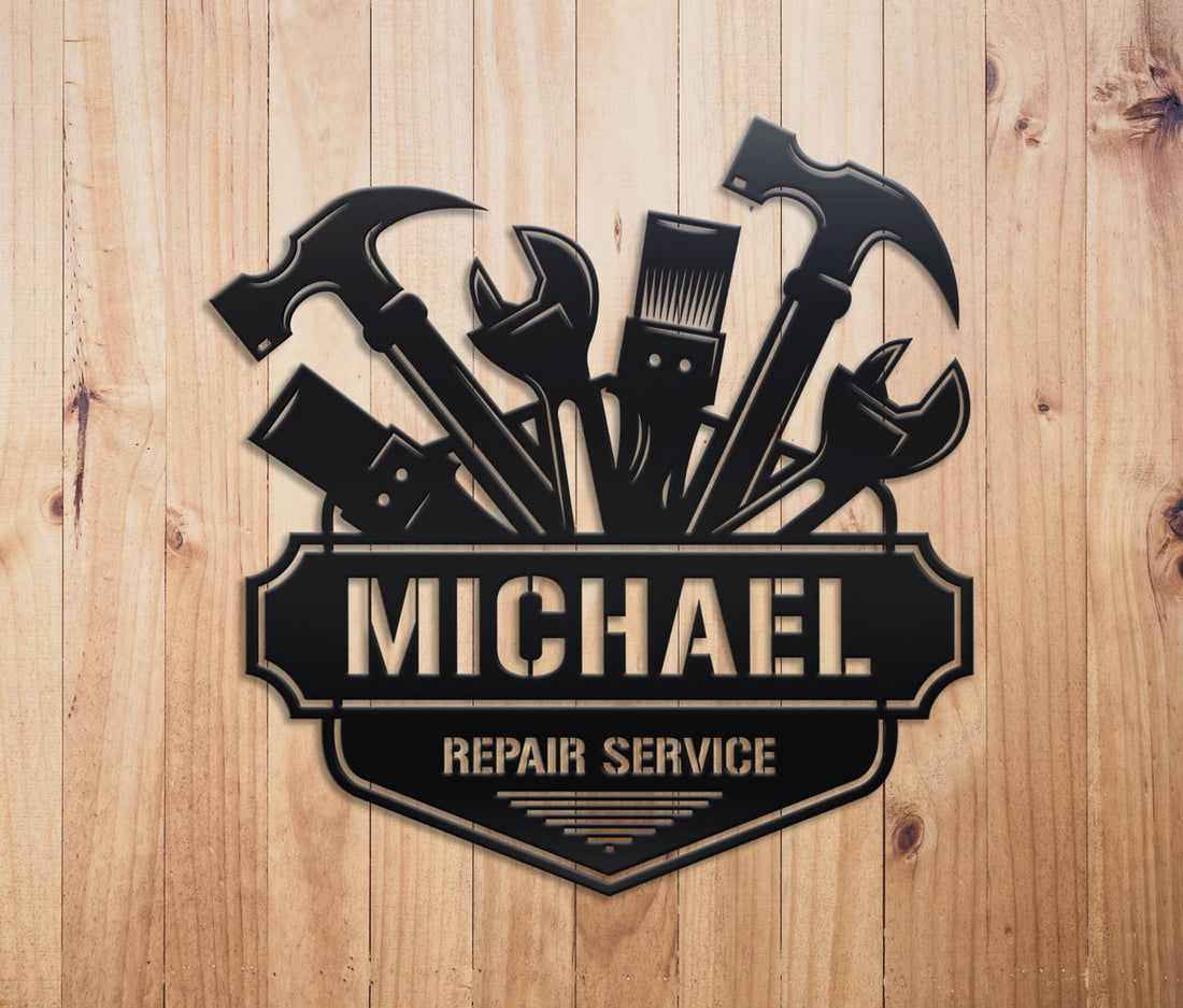 Custom Garage Tools Sign by Craftmysign – Craft My Sign