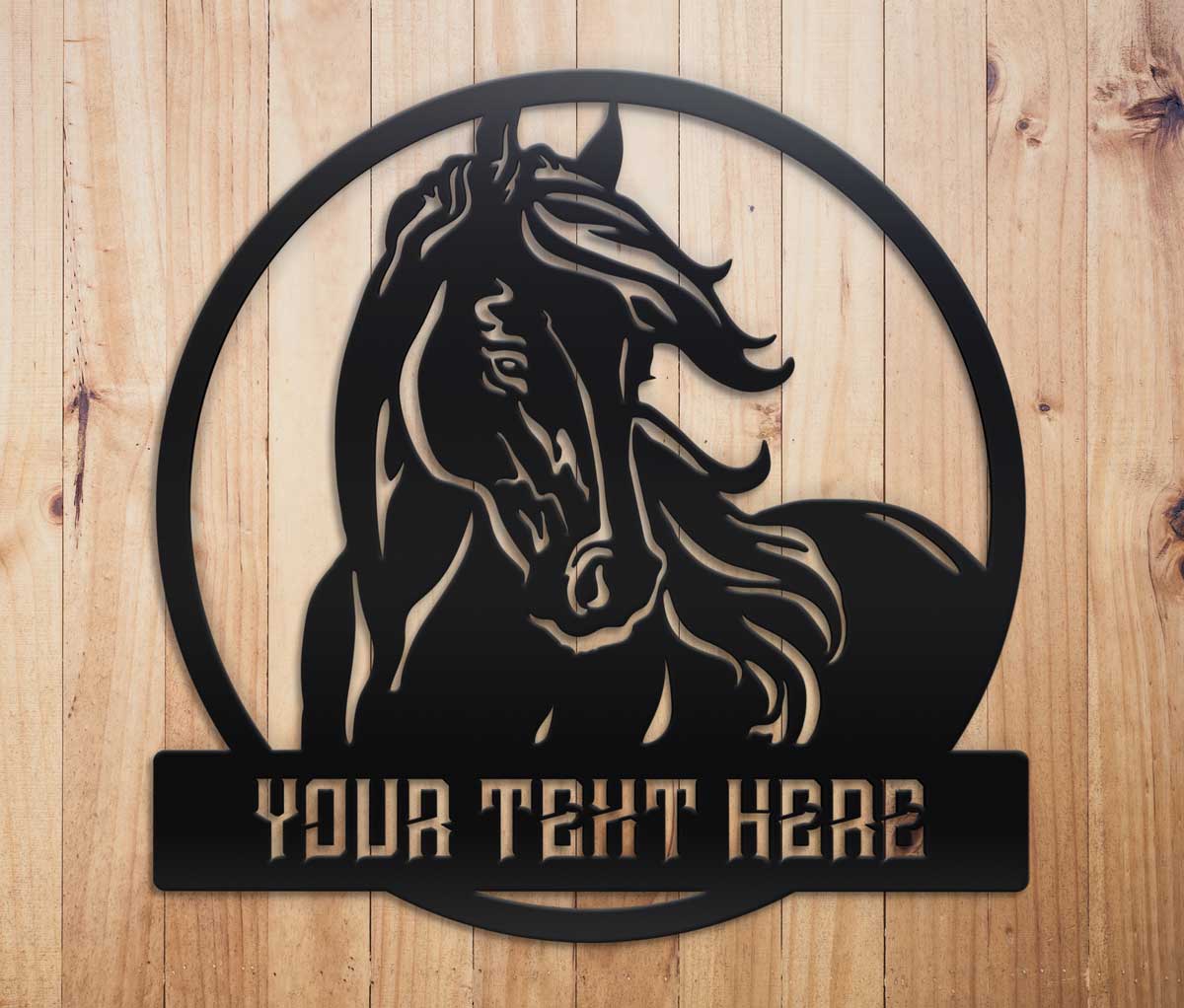 Horse Metal Sign by Craftmysign – Craft My Sign