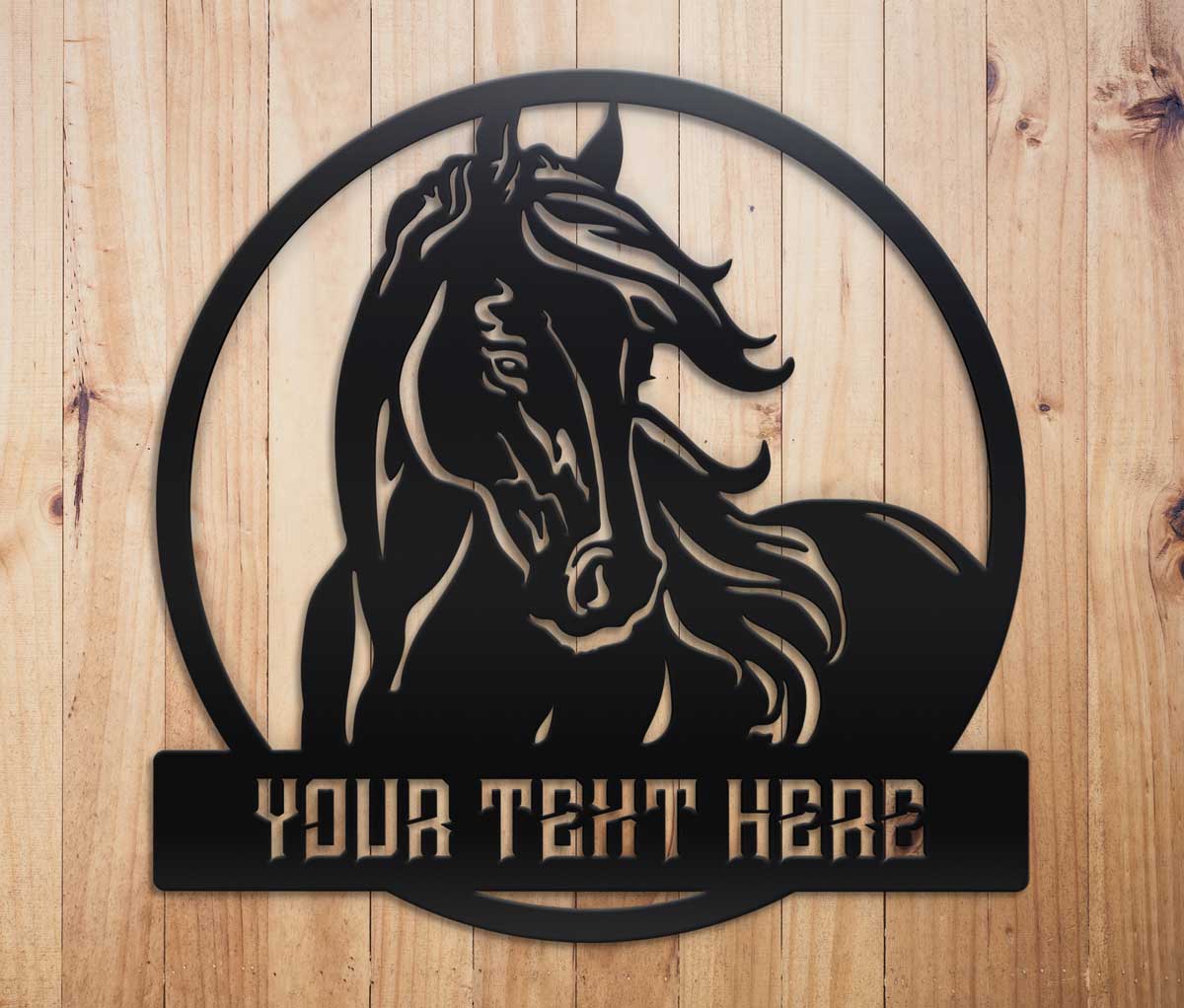 
                  
                    Horse Metal Sign
                  
                