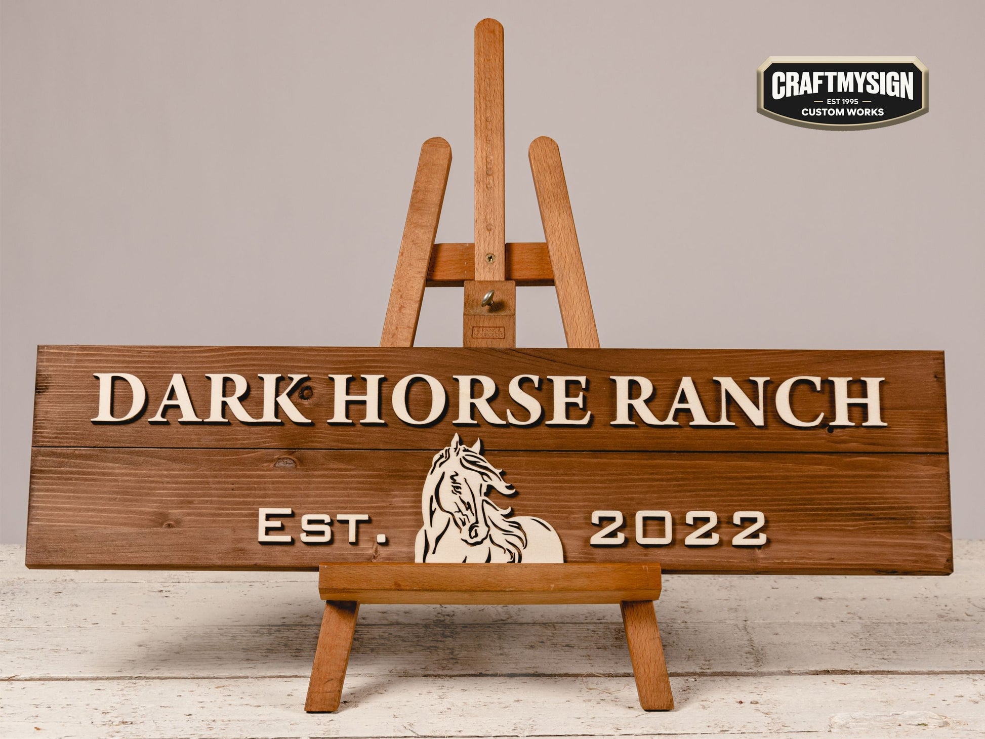 Ranch Sign Woodform Artcrafts