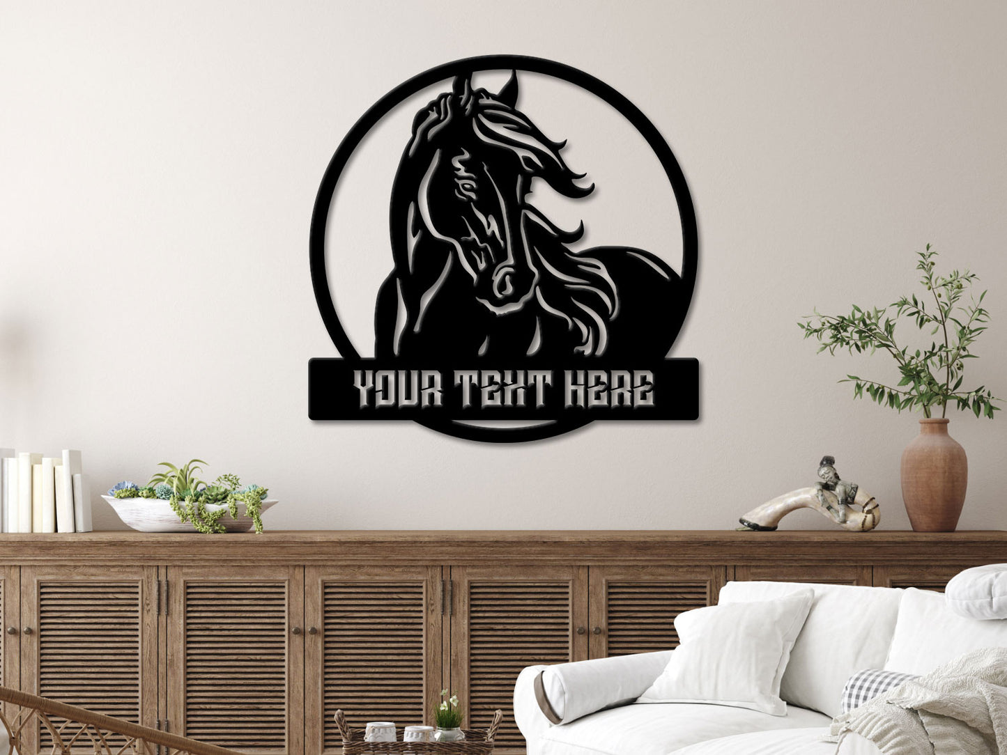 
                  
                    Horse Metal Sign
                  
                