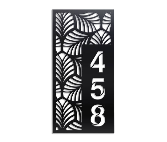 Vertical House Number Sign 1