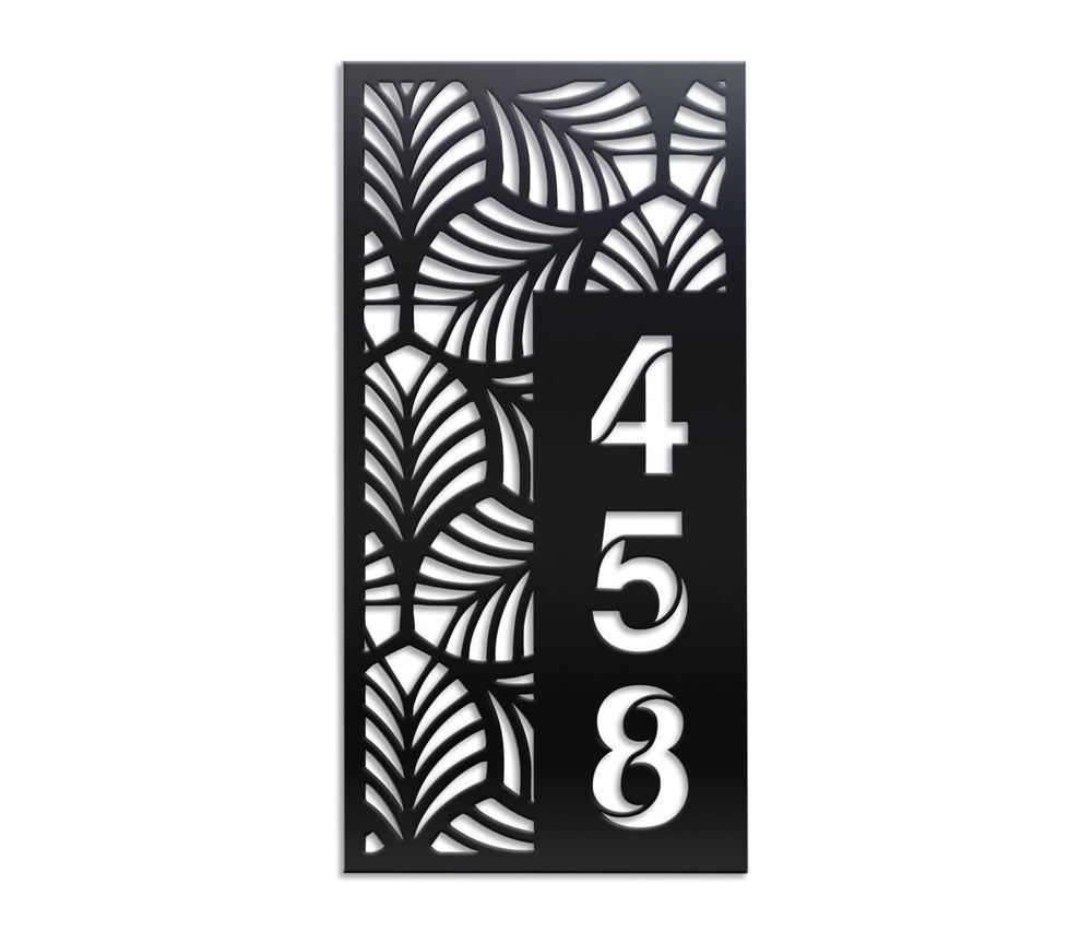 Vertical House Number Sign 1