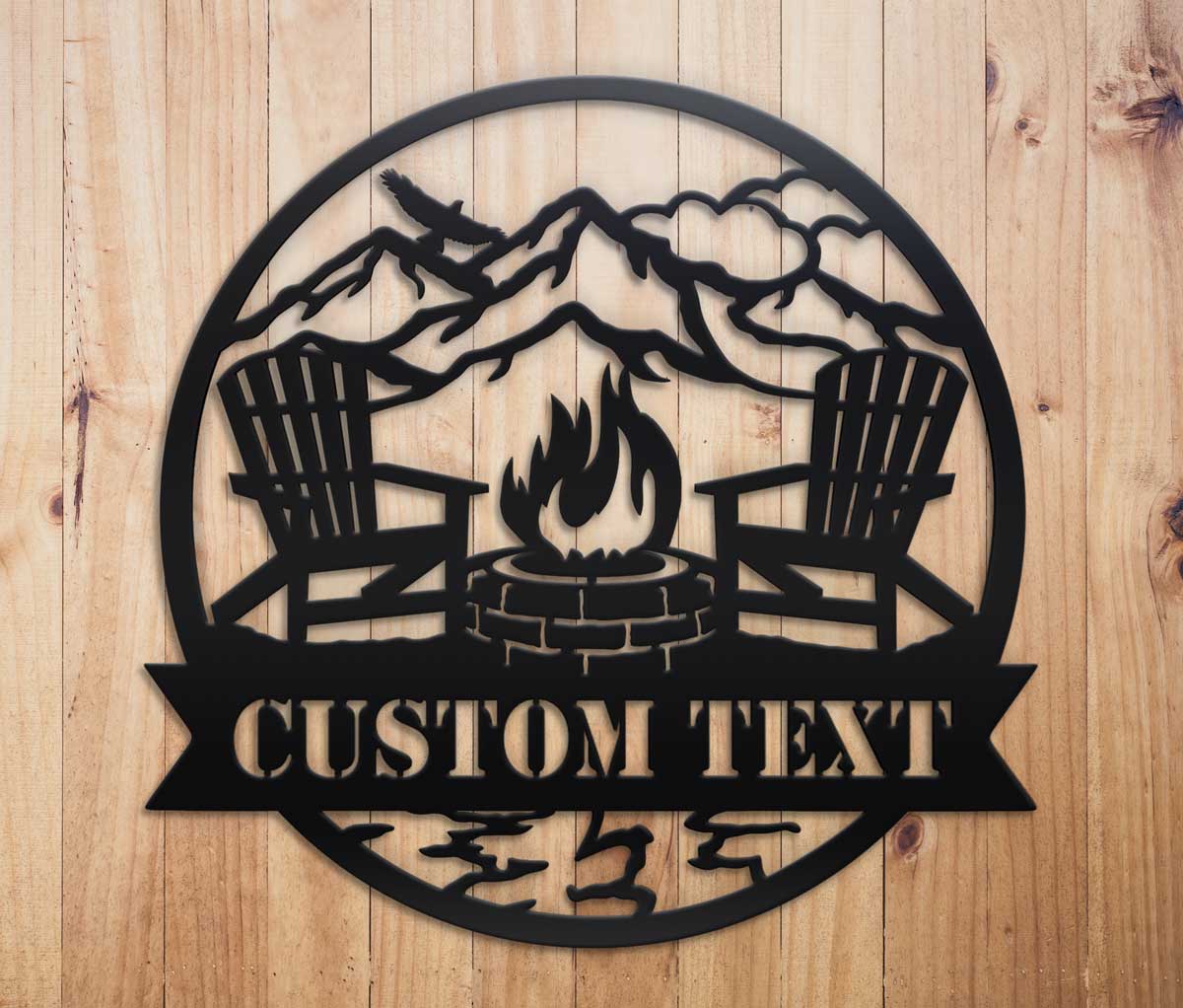 Custom Outdoor Metal Sign By Craftmysign Craft My Sign   Outdoor Metal Sign Fire Pi22t 