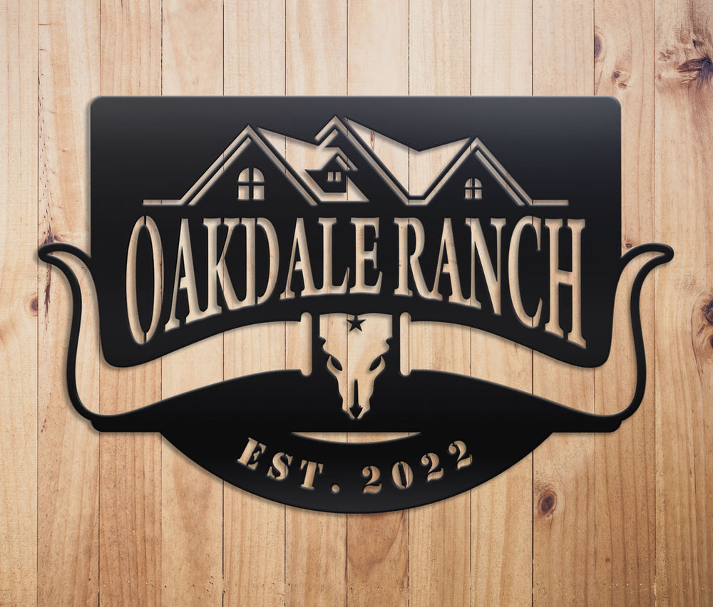 Custom Ranch Metal Sign by Craftmysgin – Craft My Sign