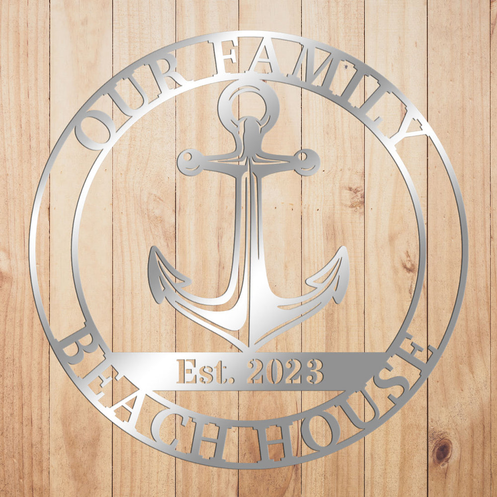 Custom Anchor Metal Sign by Craftmysign – Craft My Sign