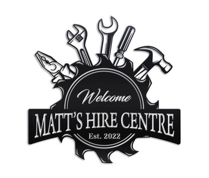 Service Tools Sign