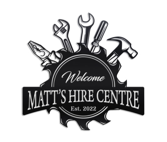 Service Tools Sign