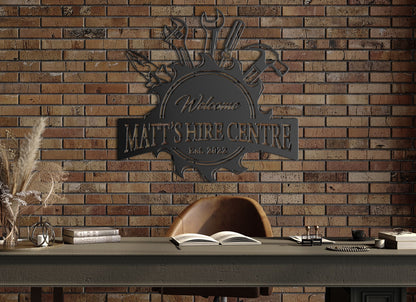 Service Tools Sign