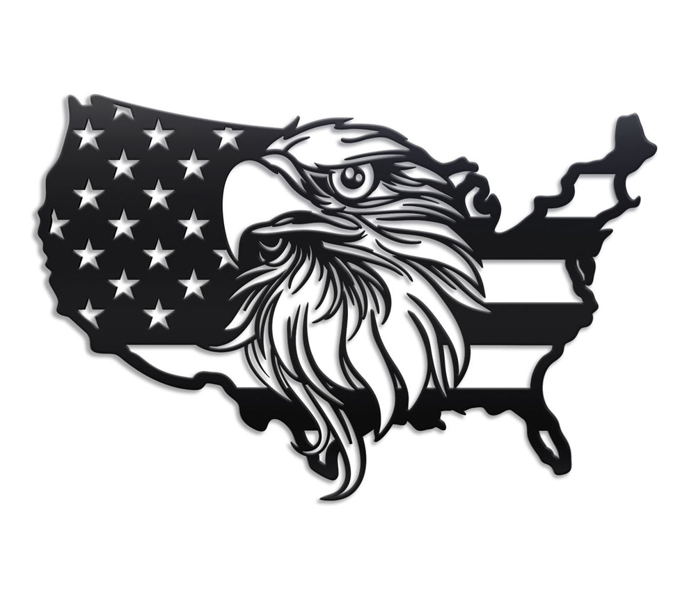 
                  
                    USA Map Eagle Sign
                  
                