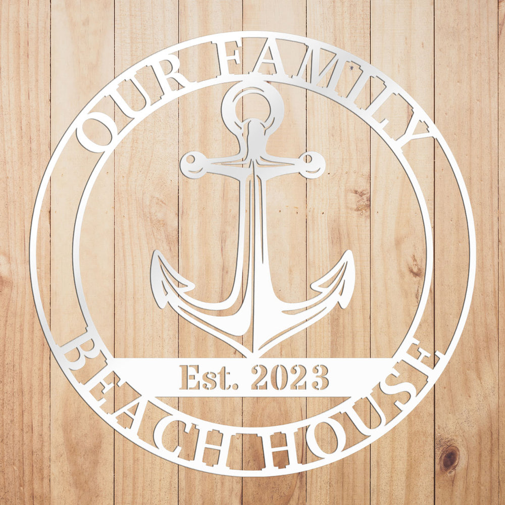 Custom Anchor Metal Sign by Craftmysign – Craft My Sign