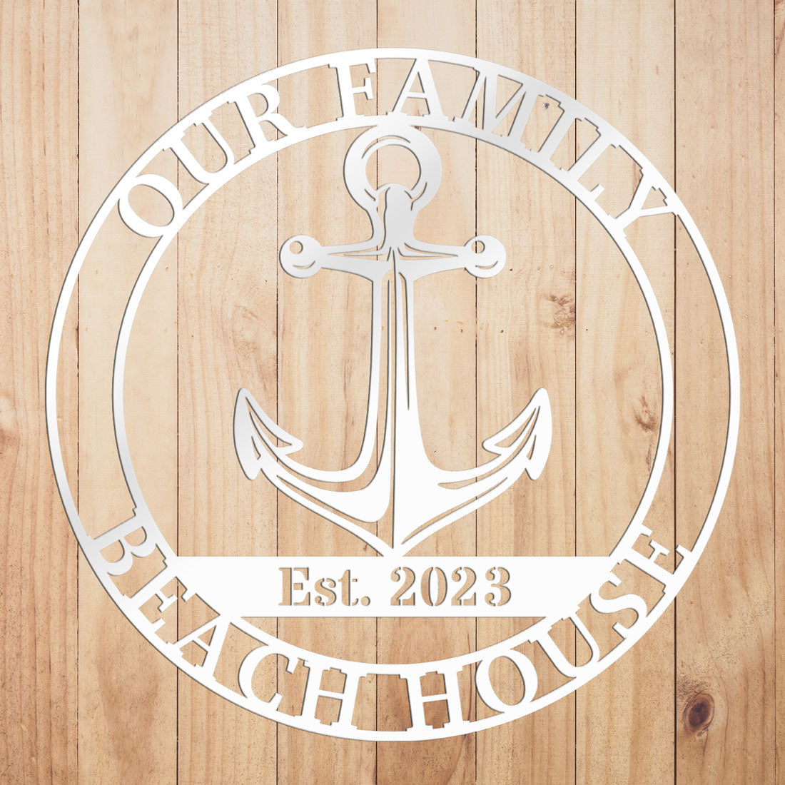 Custom Anchor Metal Sign by Craftmysign – Craft My Sign