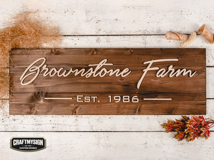 Custom Wooden Sign Craftmysign