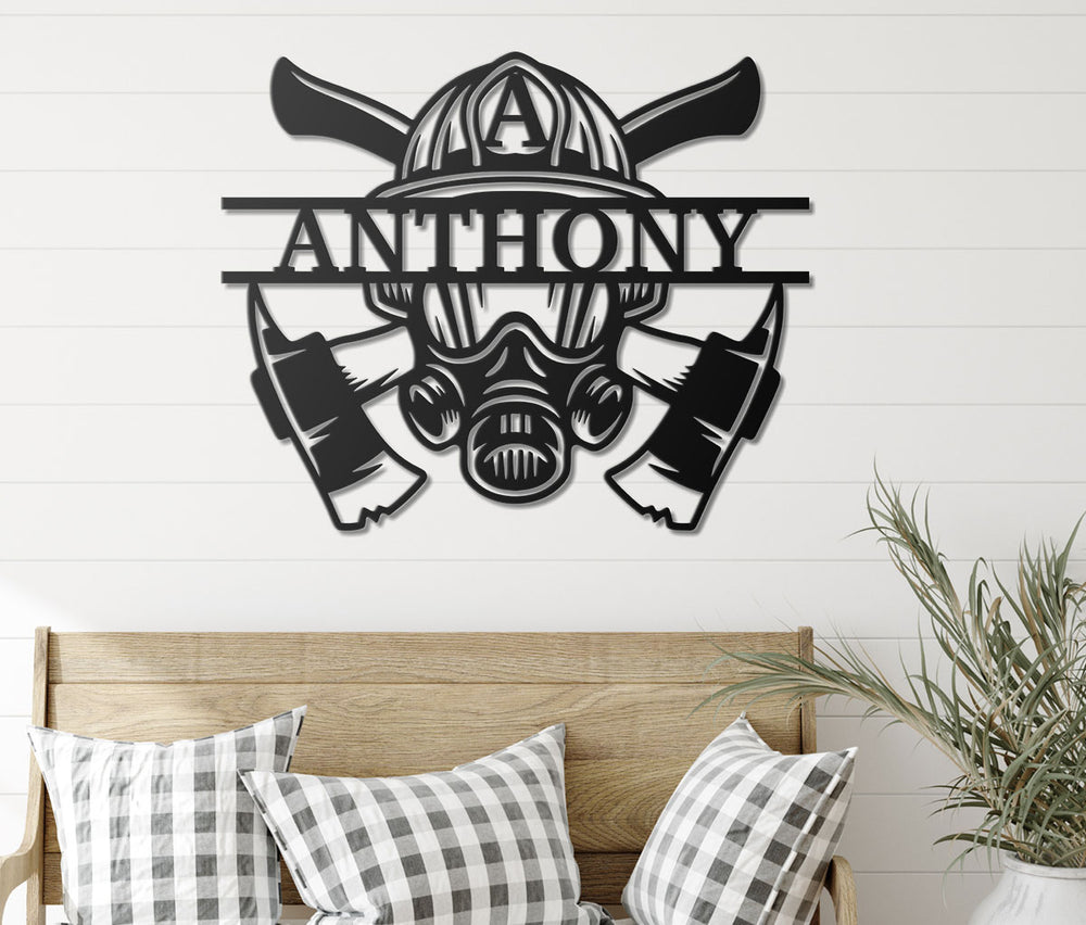 Custom Fireman Metal Sign by Craftmysign – Craft My Sign