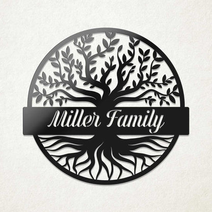 Family Tree of Life Sign