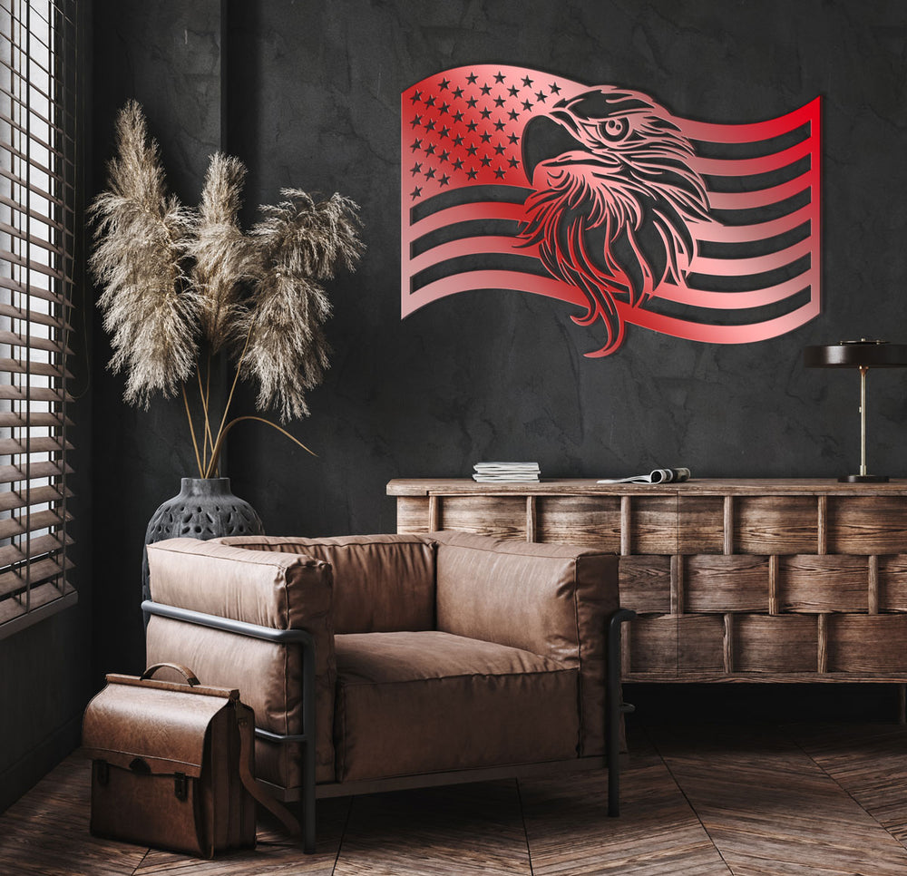 Custom American Flag Sign by Craftmysgin – Craft My Sign
