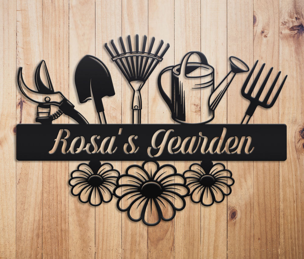 Custom Garden Sign by Craftmysgin – Craft My Sign