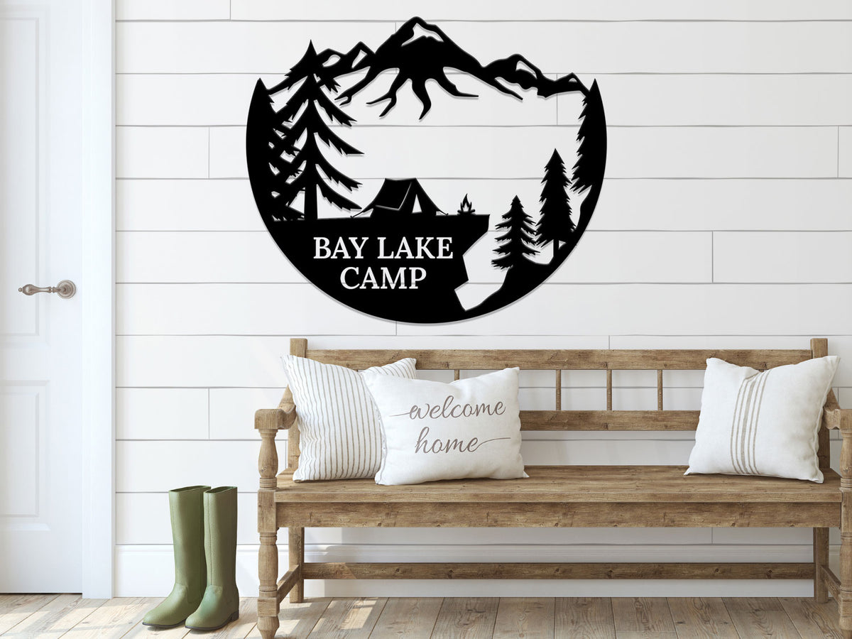 Custom Camping Metal Sign by Craftmysign – Craft My Sign