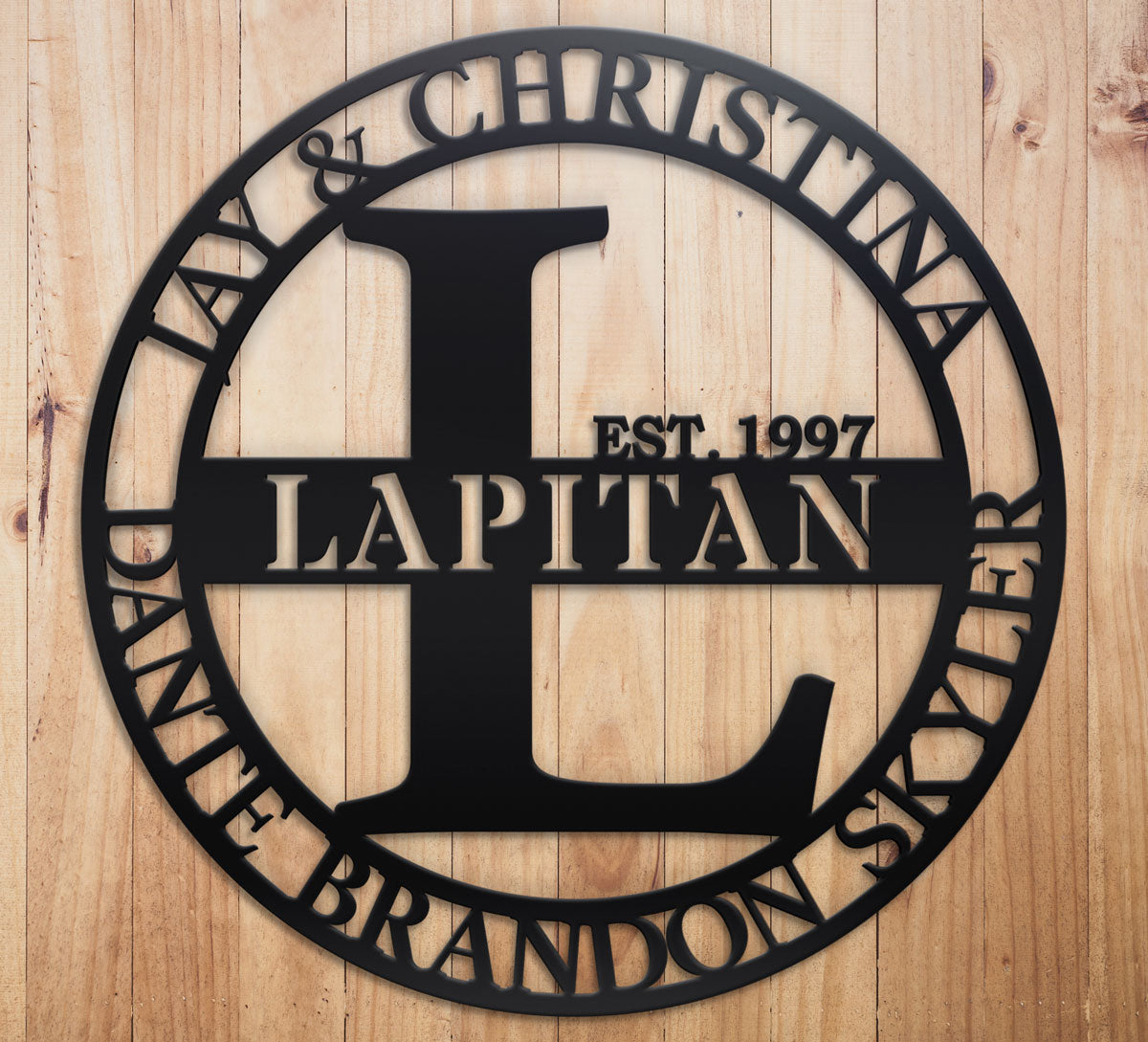 Custom Multiple Name Sign by Craftmysgin – Craft My Sign