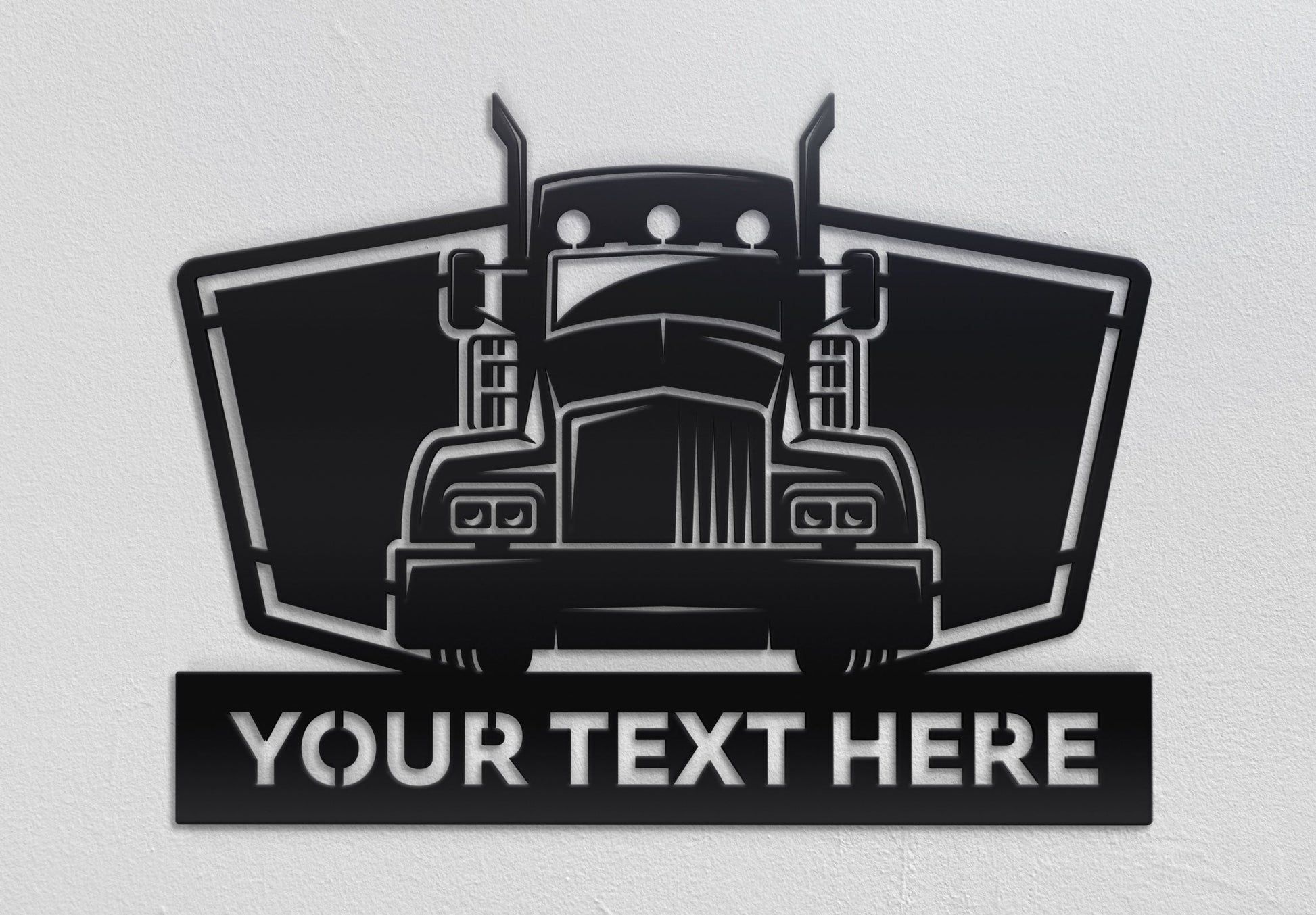 Peterbilt Truck Sign 2 Metal Signs Craftmysign