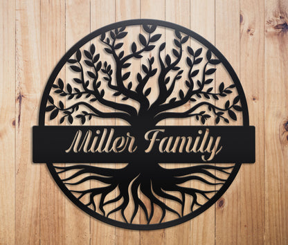 Family Tree of Life Sign
