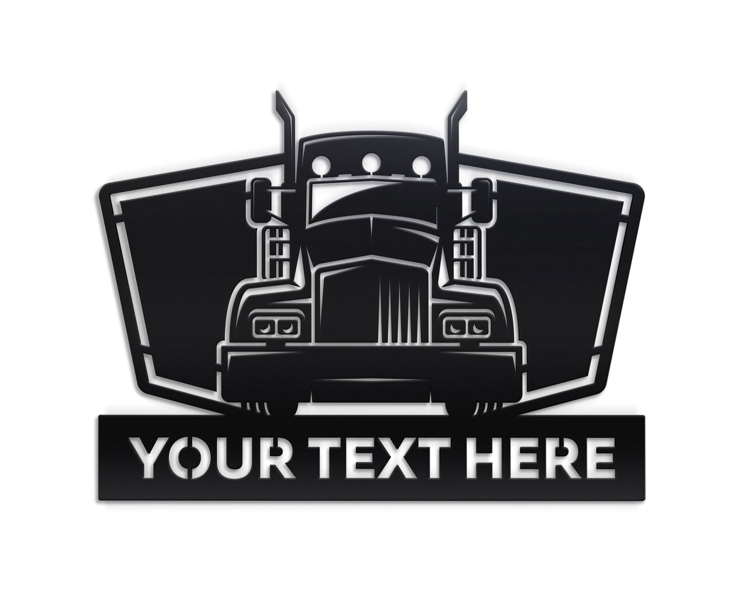 Peterbilt Truck Sign 2 Metal Signs Craftmysign