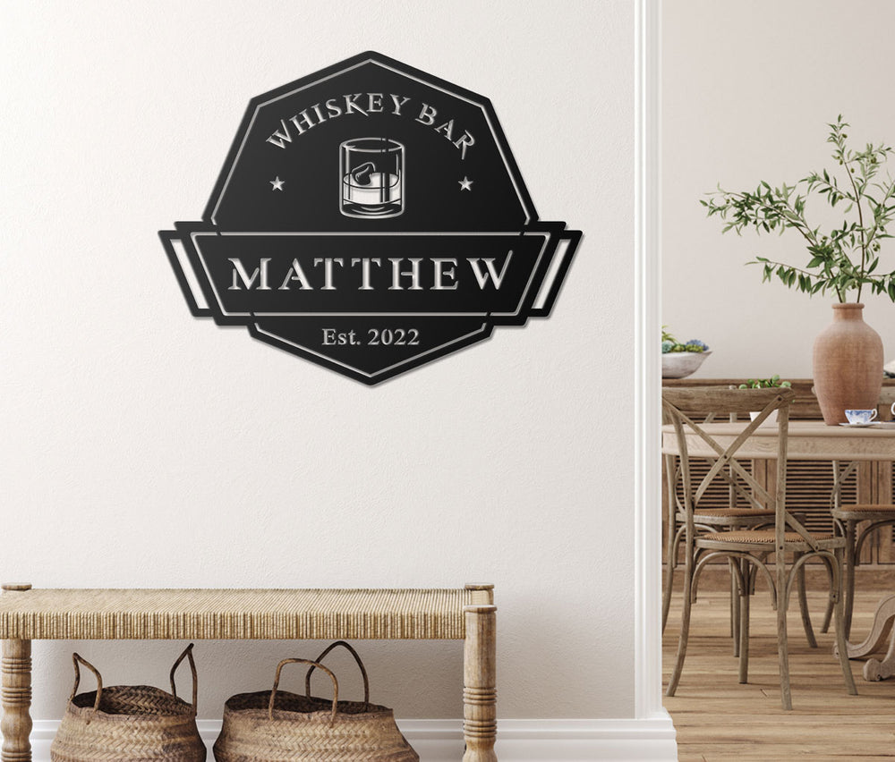 Custom Whiskey Sign by Craftmysgin – Craft My Sign